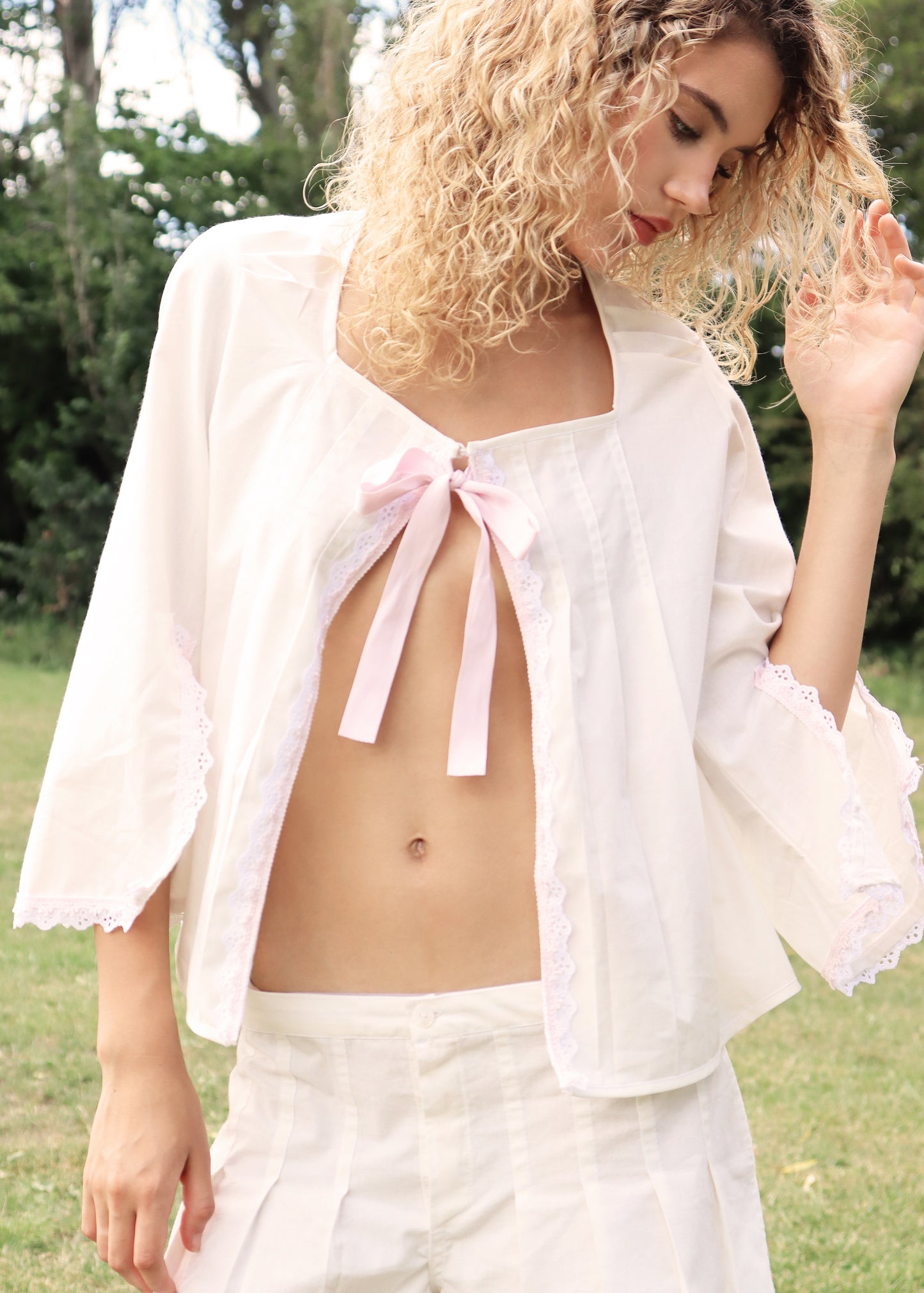 Model is 5'11 tall ,Size UK 8;  wearing our Size Small